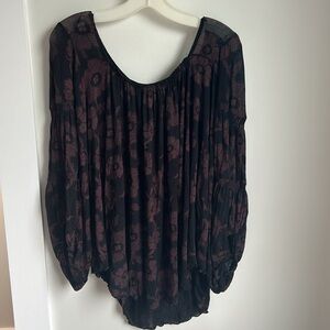 Free people long sleeve boho tunic